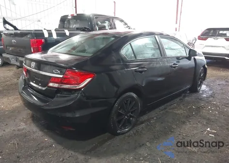 2013 Honda Civic из США, поврежденный, VIN 28GFB2F59DH562775